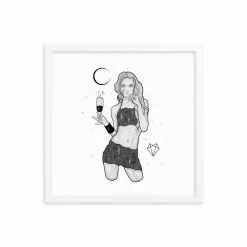 Wolfmumma Darkest Vixen Framed Art • Michala