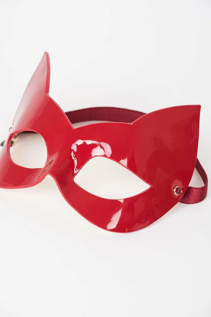 Fräulein Kink Red Hot Molded Leather Cat Mask 5 Fräulein Kink Red Hot Molded Leather Cat Mask