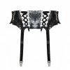 Elissa Poppy Garter Belts Rubi Suspender Latex Garter Belt