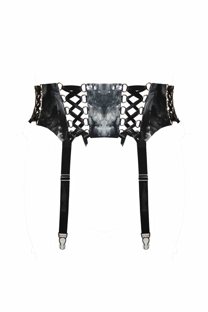 Elissa Poppy Garter Belts Rubi Suspender Latex Garter Belt 3 Elissa Poppy Garter Belts Rubi Suspender Latex Garter Belt