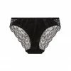 Sandra Silk Australia French Leavers Lace & Silk Satin Brief Panties