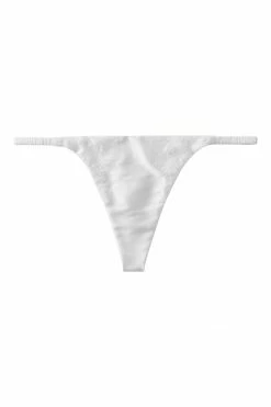 Sandra Silk Australia Chantilly Lace Silk G-String Panties