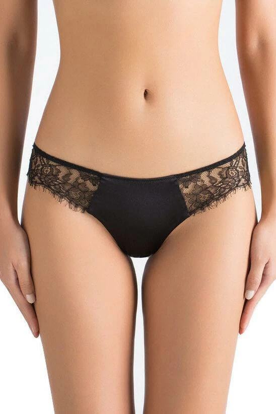 Sandra Silk Australia French Chantilly Lace Silk Satin Thong Panties 4 Sandra Silk Australia French Chantilly Lace Silk Satin Thong Panties
