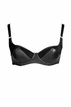 Something Wicked Bras Ava Balconette Leather Bra