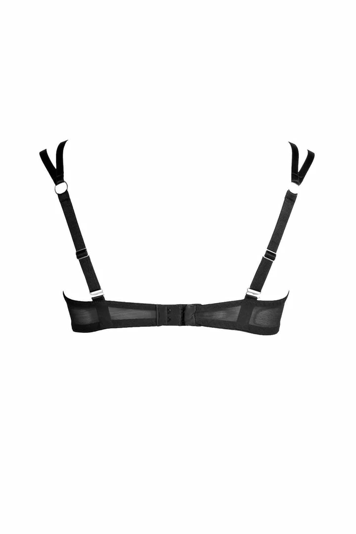 Something Wicked Ava Half Cup Leather Bra Bras 4 Something Wicked Ava Half Cup Leather Bra Bras