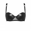Something Wicked Bras Nina Balconette Leather Bra