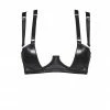 Something Wicked Bras Nina Demi Balconette Leather Bra