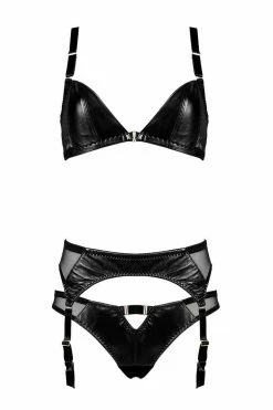 Something Wicked Montana Open Back Leather Set