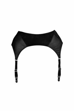 Something Wicked Garter Belts Ava Leather Garter Belt