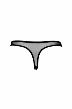 Something Wicked Montana Leather Thong Panties
