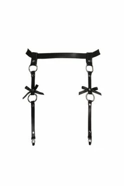 VoyeurX Supreme Leather Garter Belt