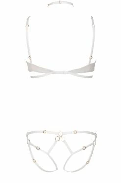 Impudique Lingerie Sets Tabatha White Lingerie Set