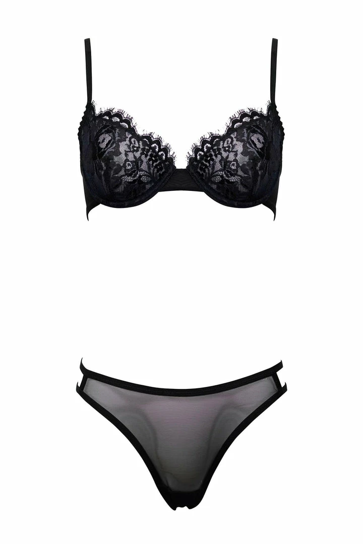 Taryn Winters Jasmin Lace Demi Bra Set Lingerie Sets 4 Taryn Winters Jasmin Lace Demi Bra Set Lingerie Sets