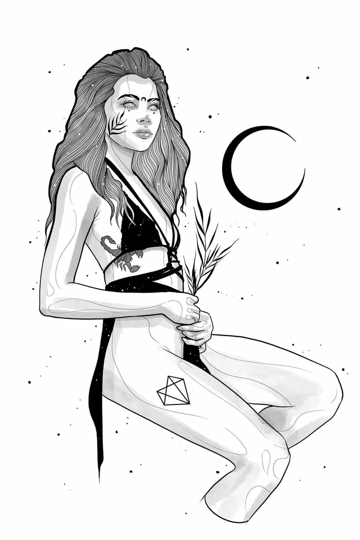 Wolfmumma Darkest Vixen Framed Art • Tiff 19 Wolfmumma Darkest Vixen Framed Art • Tiff