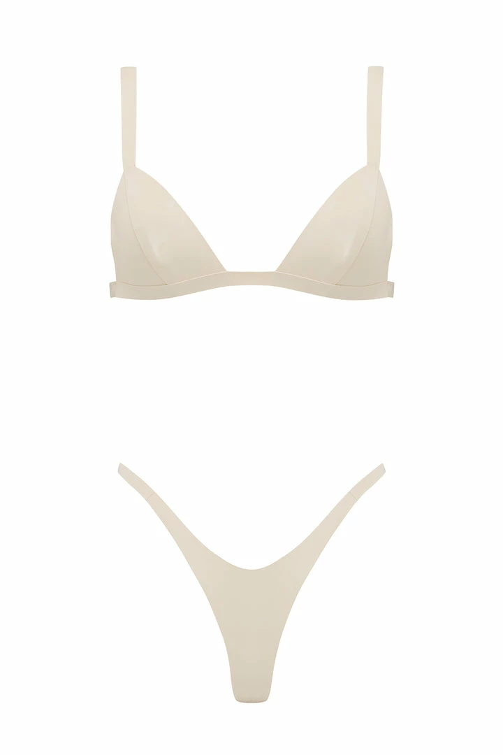 Elissa Poppy Lingerie Sets White Ivory Latex Triangle Lingerie Set 3 Elissa Poppy Lingerie Sets White Ivory Latex Triangle Lingerie Set