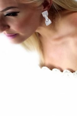 Tyes.by.tara Femme Fatale White Earrings 7 Tyes.by.tara Femme Fatale White Earrings