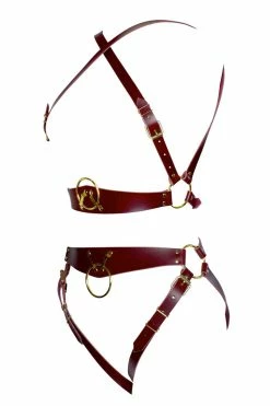 Love Lorn Lingerie Vanya Leather Harness Set Lingerie Sets 7 Love Lorn Lingerie Vanya Leather Harness Set Lingerie Sets