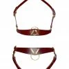 Love Lorn Lingerie Vanya Leather Harness Set Lingerie Sets
