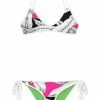 Darkest Fox Fuschia Jungle Green Canopy Reversible Bikini