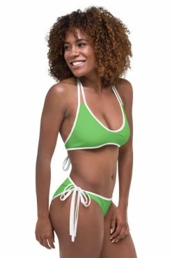 Darkest Fox Fuschia Jungle Green Canopy Reversible Bikini 27 Darkest Fox Fuschia Jungle Green Canopy Reversible Bikini
