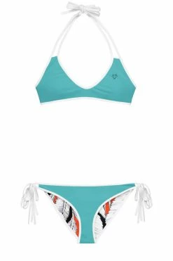 Darkest Fox Tangerine Jungle Sapphire Sky Reversible Bikini Swimwear 28 Darkest Fox Tangerine Jungle Sapphire Sky Reversible Bikini Swimwear