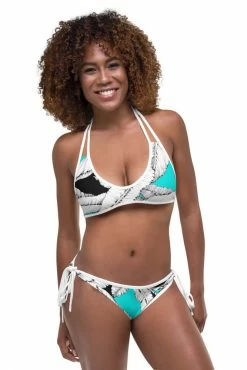 Darkest Fox Turquoise Jungle Pink Dusk Bikini Swimwear